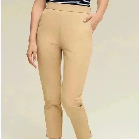 Elements Isaac Mitzrahi Live! Women's Crapped Straight Leg Pants - Picture 1 of 7